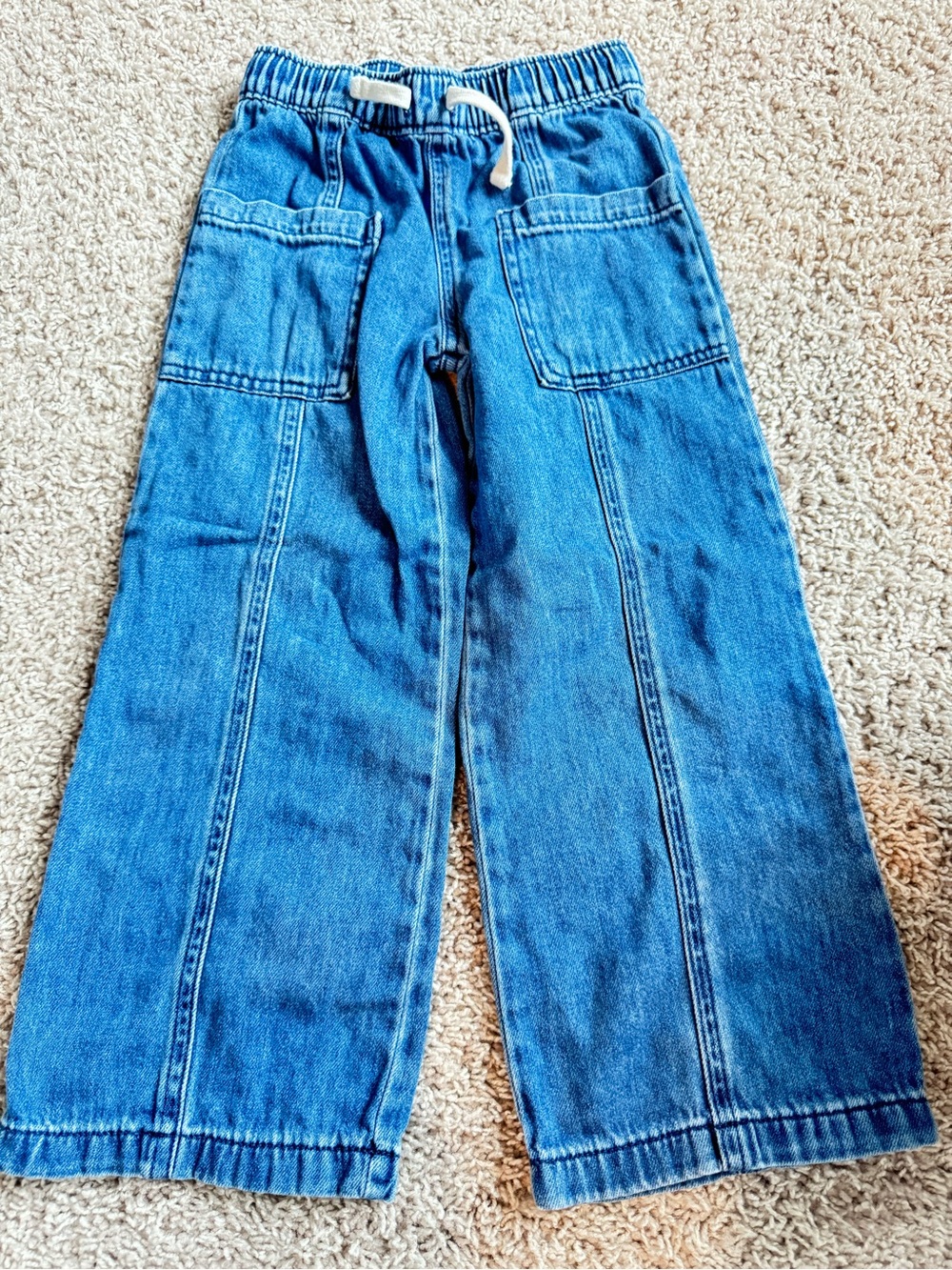 Cat & Jack Blue Wide-Leg Kids Jeans